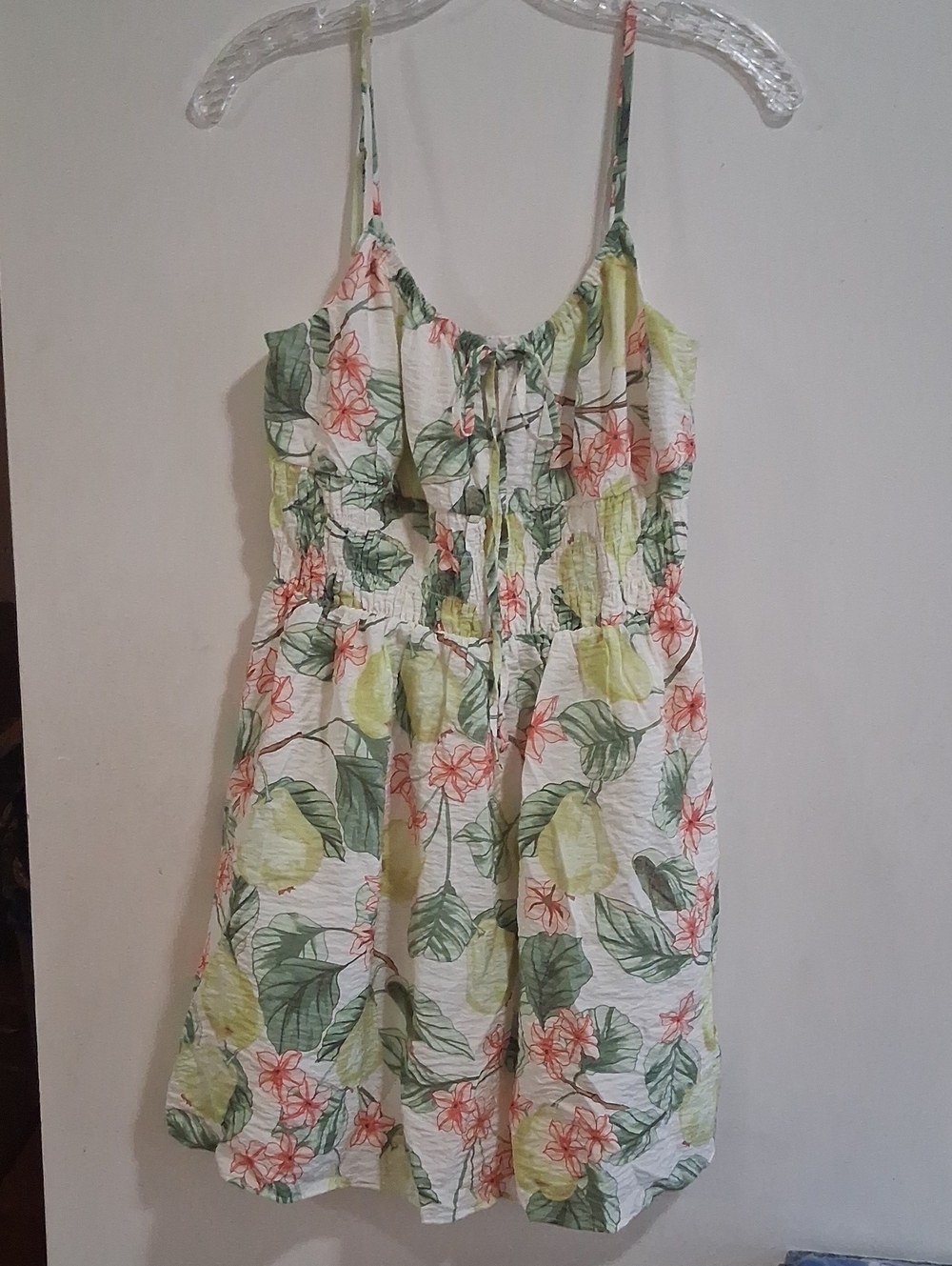 NWT Smocked Strappy Mini Dress Size S.